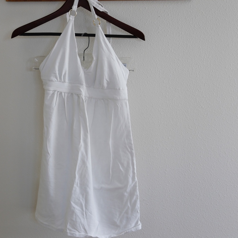 Victoria's Secret White Halter Sundress